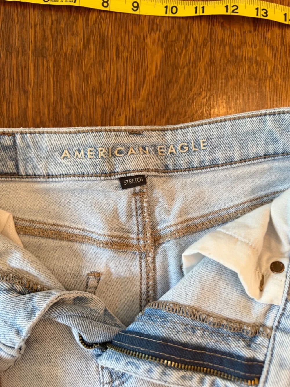 Levi's Premium 501 High-Rise Distressed Denim Shorts